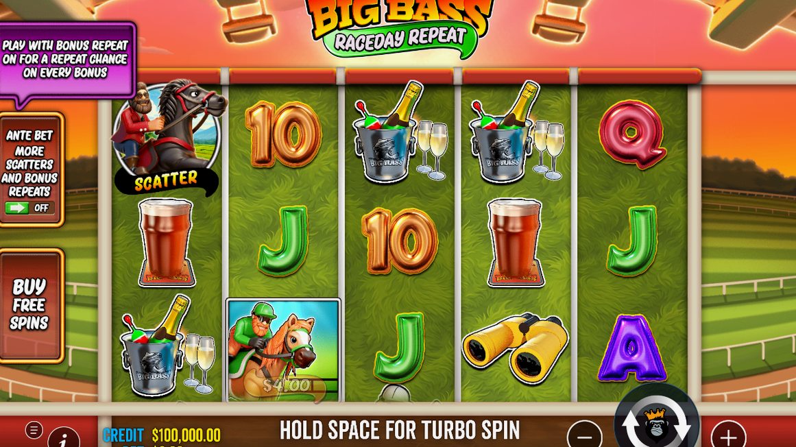 Big Bass Raceday Repeat