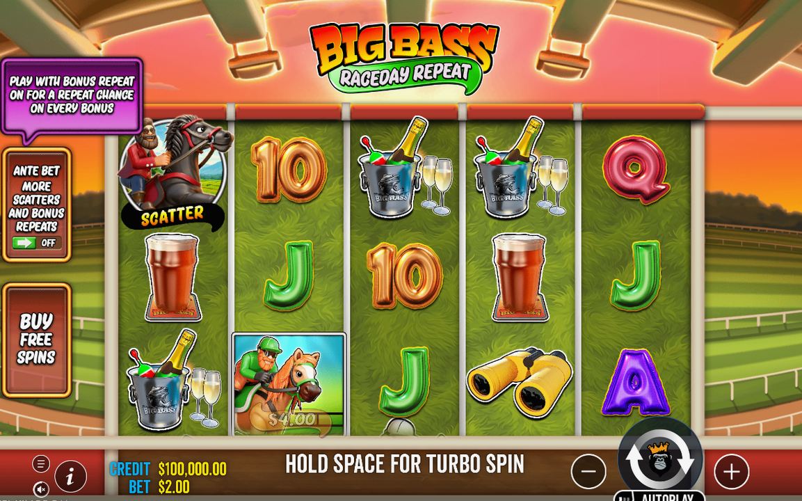 Big Bass Raceday Repeat