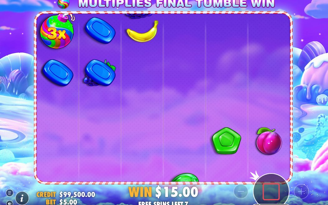 Free Spins round showing multiplier symbols on the grid